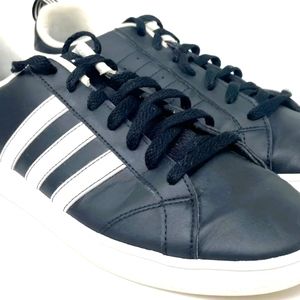 Adidas Vs Pace Lace Up  Mens Black Sneakers Casual Shoes EH0021